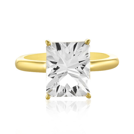 Weißer Quarz-Silberring