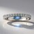 Anello in argento con Acquamarina Ofiki