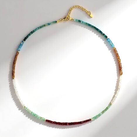 Collier en argent et Rubis de Longido