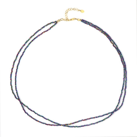 Collana in argento con Ematite Mistica