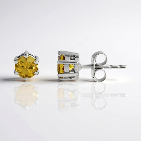 Orecchini in argento con Scapolite
