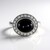 Anello in argento con Diopside Stellato d'India