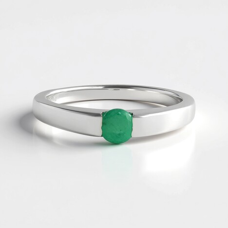 Anello in argento con Smeraldo Socoto