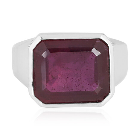 Anello in argento con Rubino del Madagascar