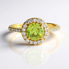 Anello in argento con Sfene