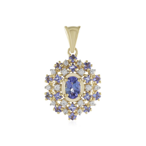 Colgante en oro con Tanzanita