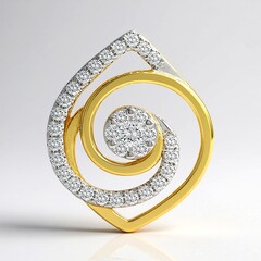 Ciondolo in oro con Diamante SI1 (G)
