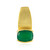 Green Onyx Silver Pendant (MONOSONO COLLECTION)