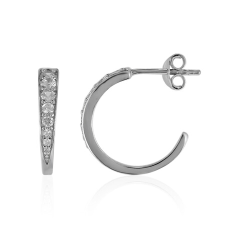 Zircon Silver Earrings