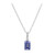 Collana in oro con Tanzanite AAA