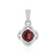 Pendentif en argent et Grenat du Mozambique