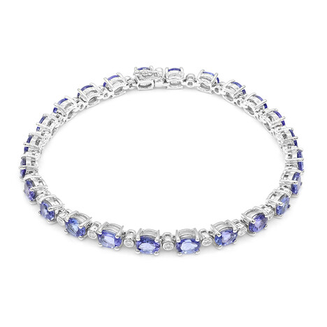 Bracelet en or et Tanzanite AAA