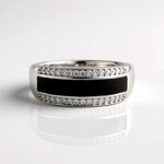 Anello in argento con Zircone
