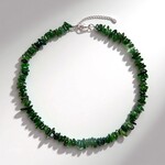 Collana in argento con Nefrite