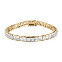 White Topaz Silver Bracelet