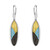 Pendientes en plata con Roble palustre (dagen)