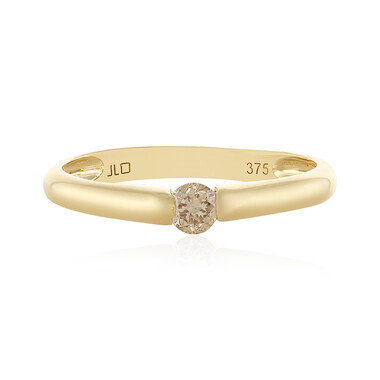 I1 Schokoladen-Brillant-Goldring