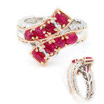 Bague en argent et Rubis de Birmanie (Gems en Vogue)