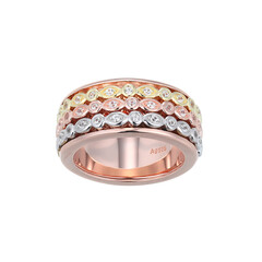 Anello in argento con Zircone (Adela Silber)
