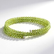 Bransoletka bangle ze stali - Perydot (Riya)