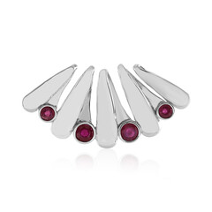 Pendentif en argent et Rubis de Madagascar (de Melo)