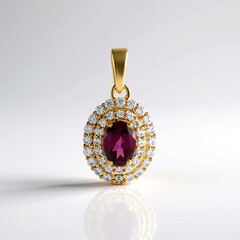 Ciondolo in argento con Rodolite di Naktamunda
