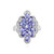 Bague en argent et Tanzanite