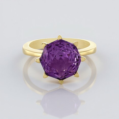 Anello in argento con Ametista