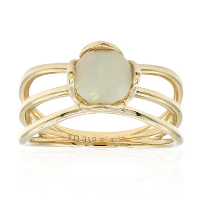 Anillo en oro con Ópalo de Welo