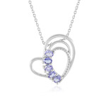 Collar en plata con Tanzanita