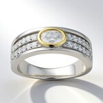 Bague en argent et Zircon (Adela Silber)