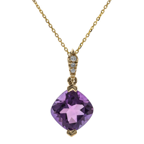 Collana in oro con Ametista