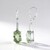 Orecchini in argento con Ametista Verde