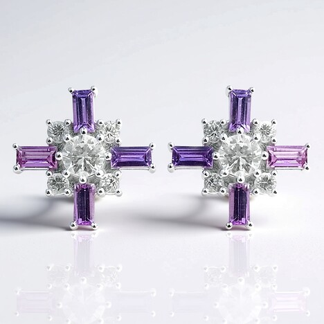 Orecchini in argento con Zircone
