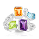 Anillo en plata con Citrino (Pallanova)