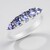 Anello in argento con Tanzanite