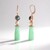 Orecchini in argento con Calcedonio Verde (KM by Juwelo)