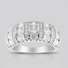 Anello in argento con Zircone