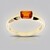 Anello in oro con Opale di Fuoco Messicano (CUSTODANA)