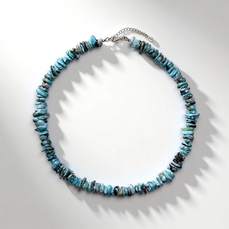 Collana in argento con Larimar