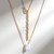 Collana in argento con Quarzo Bianco