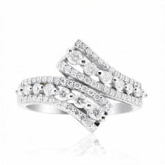 9K SI1 (G) Diamond Gold Ring (Annette)