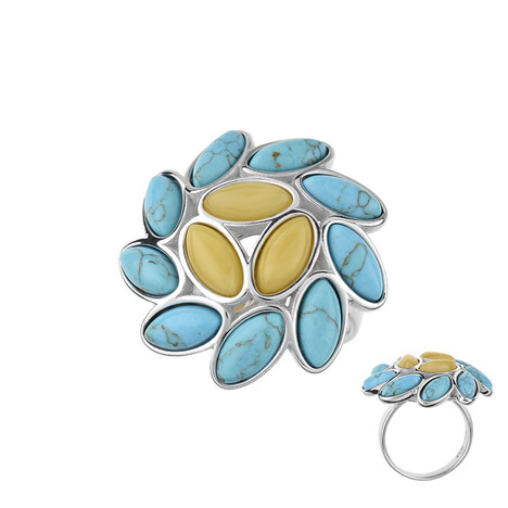 Anello in argento con Turchese (dagen)