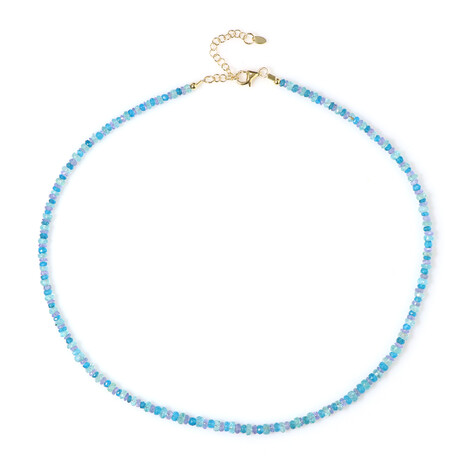 Edelstein-Silberhalskette