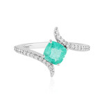 14K Russian Emerald Gold Ring (AMAYANI)