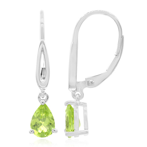 Orecchini in argento con Peridoto