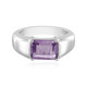 Anello in argento con Ametista Rose de France