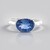 Anello in argento con Fluorite Cangiante