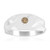 Anello in argento con Diamante Cognac d‘Argyle SI2 (de Melo)