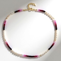 Collana in argento con Perla d'Acqua Dolce Bianca